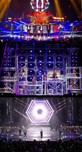 엑소가 중국 상하이에서 콘서트를 마쳤다. 뉴스1 / SM엔터테인먼트