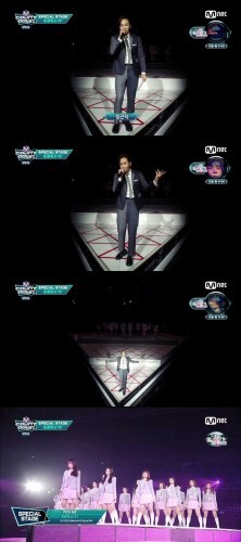  Mnet '엠카운트다운'에 깜짝 등장한 장근석. ('엠카운트다운' 방송 화면 캡처 )