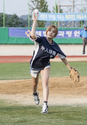멋지고 정확한 시구로 박수를 받은 태희.