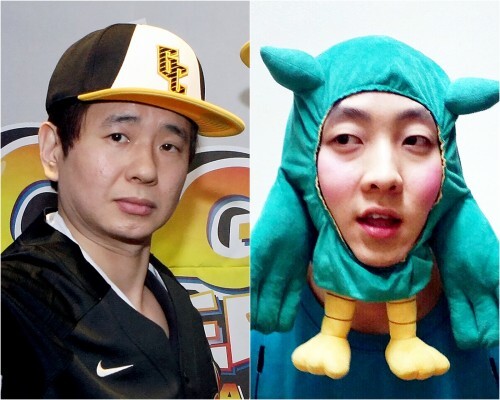 올초 입단한 박성호(왼쪽)과 '부엉이' 장윤석.