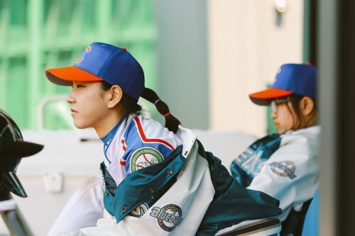 신인 여배우 박지아, 그녀는 여자야구단 CMS 투수 박지아이기도 하다.(박지아 페이스북)
