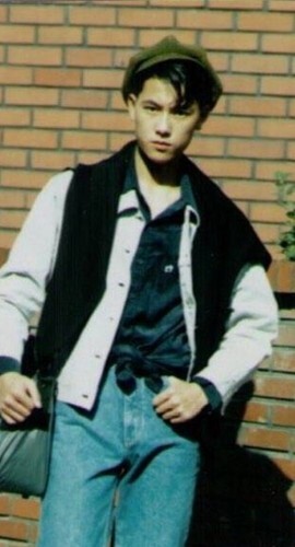 정우성의 데뷔 전 사진이 공개됐다. (News1정우성 공식 팬클럽 페이스북)