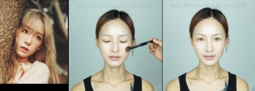 소녀시대 태연의 무결점 피부는 윤기있고 자연스러운 느낌을 준다. (Jiwoo 제공)