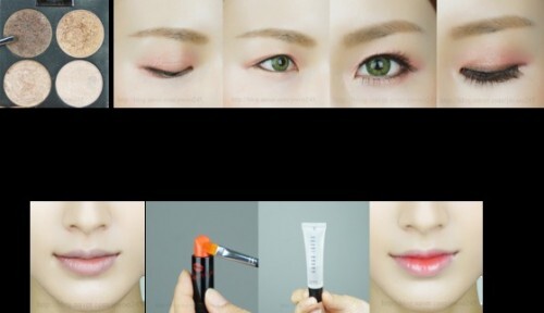 립 메이크업은 투명 글로스로 윤기와 번진 느낌을 더해준다. (Jiwoo 제공)