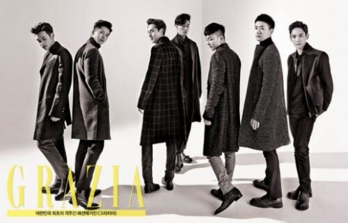 클릭비가 13년 만에 단체 화보를 선보였다. (News1star) / 그라치아